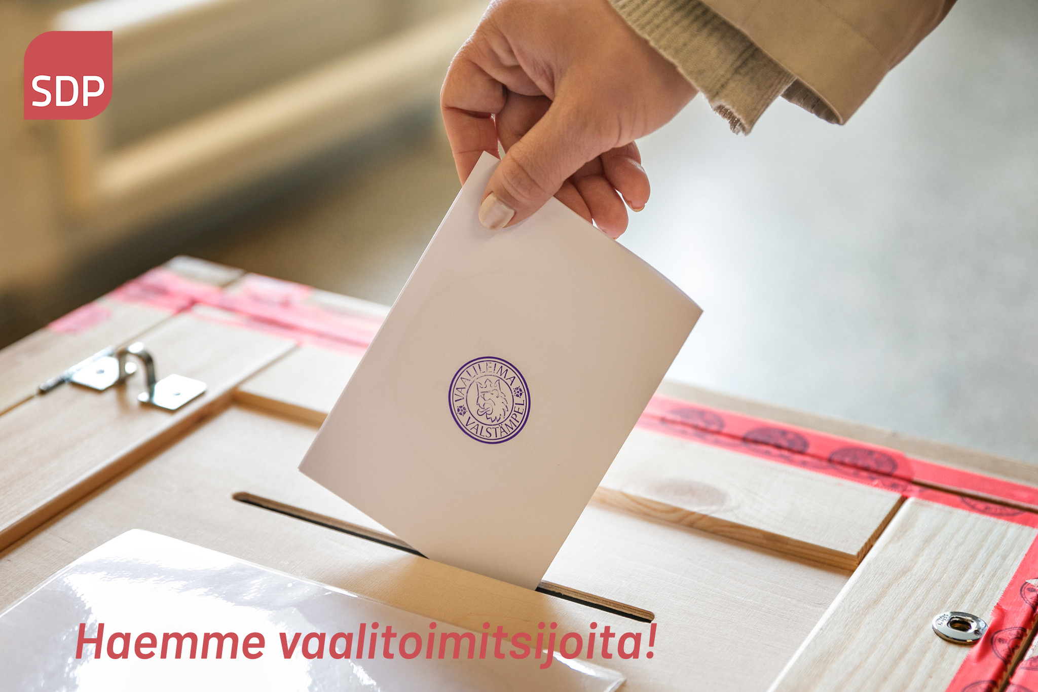 Lähde vaalitoimitsijaksi!