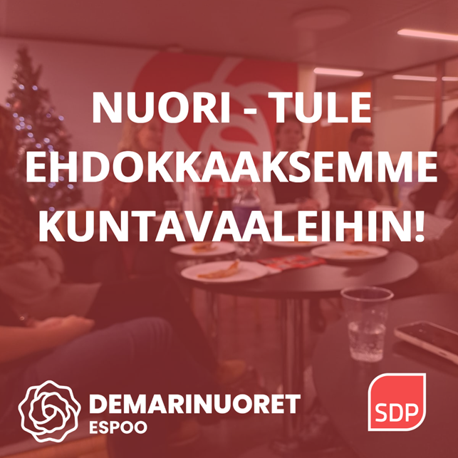 TIEDOTE: Nuori me tuemme sinua – Lähde ehdolle kuntavaaleissa 2025!