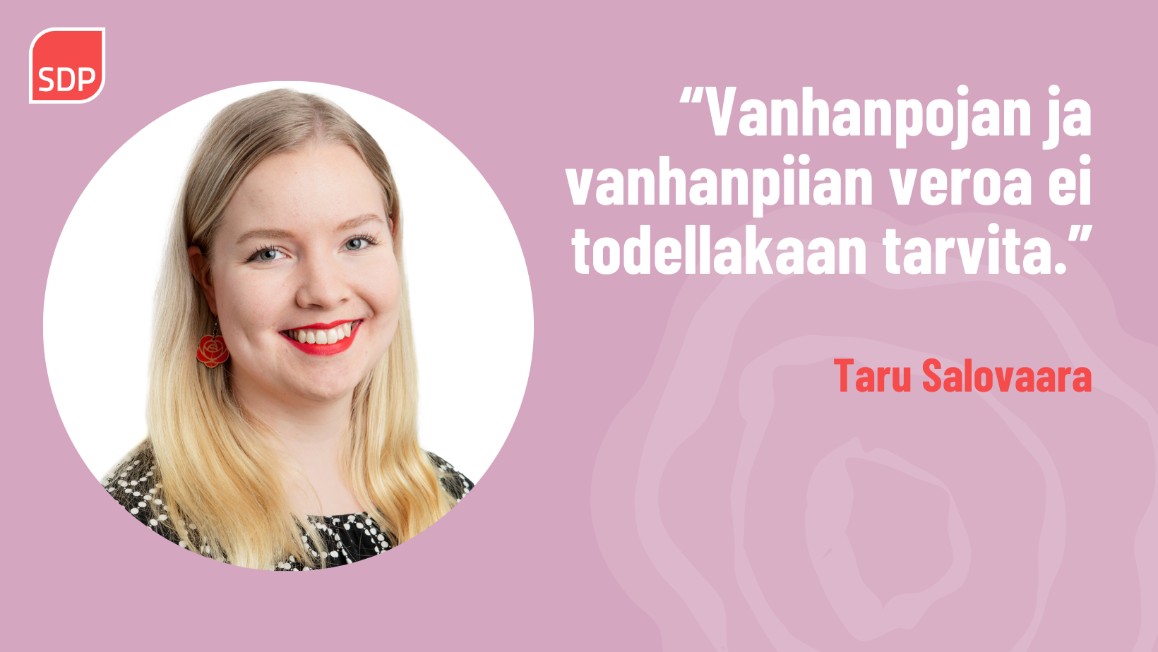 MIELIPIDE: Vanhanpojan ja vanhanpiian veroa ei todellakaan tarvita