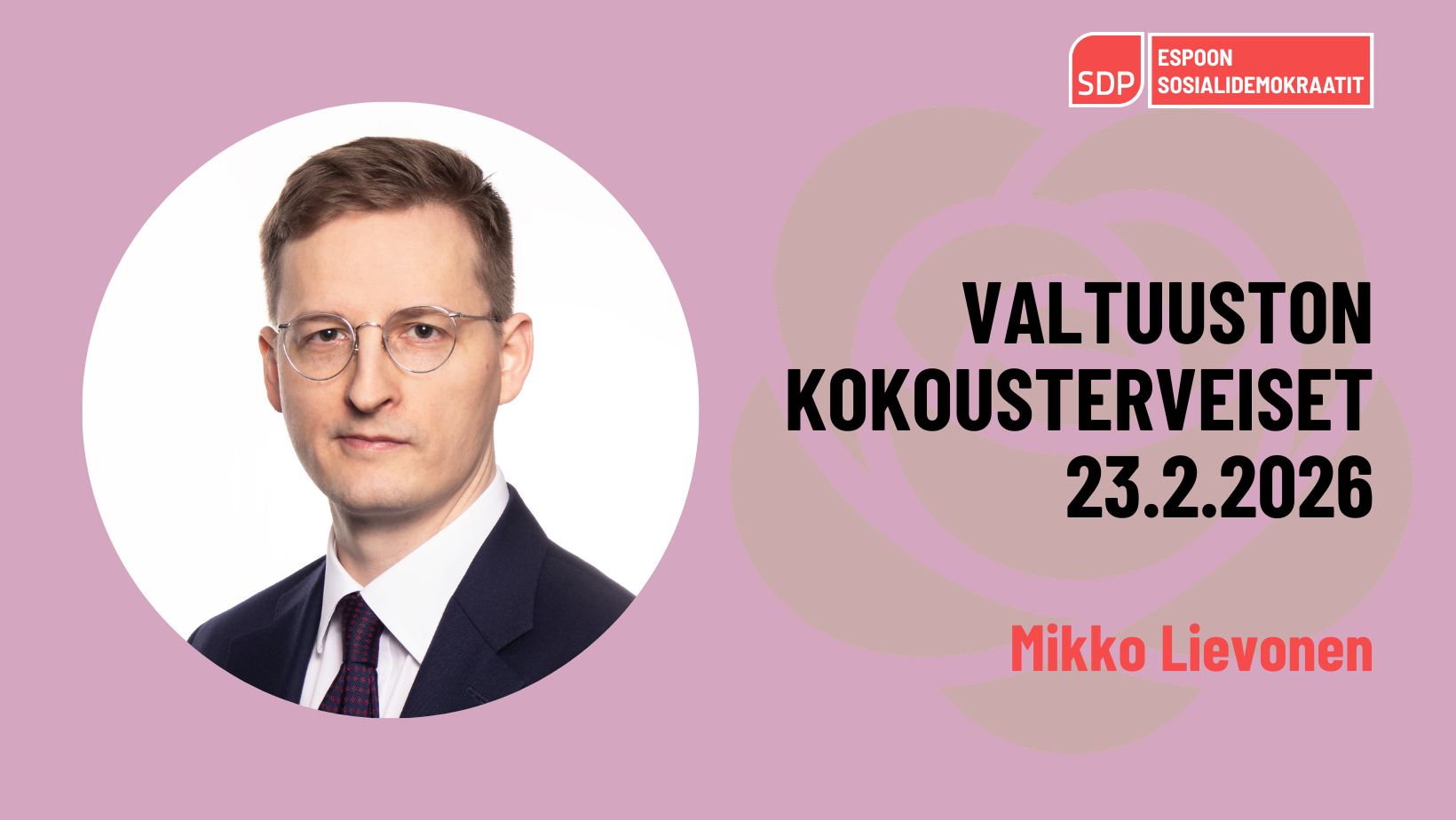 Valtuuston kokousterveiset 23.2.2026