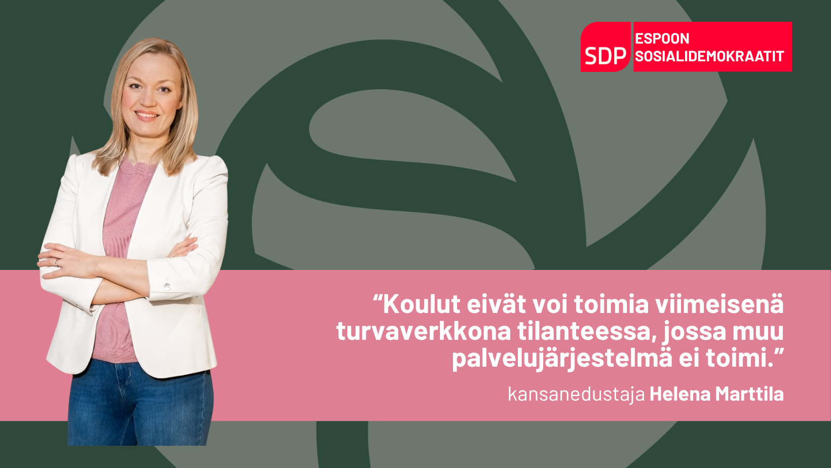 Marttila: Espoolaisopettajilta hälyttävä viesti – koulujen väkivalta on arkipäivää ja vastuu kasautuu liikaa kouluille