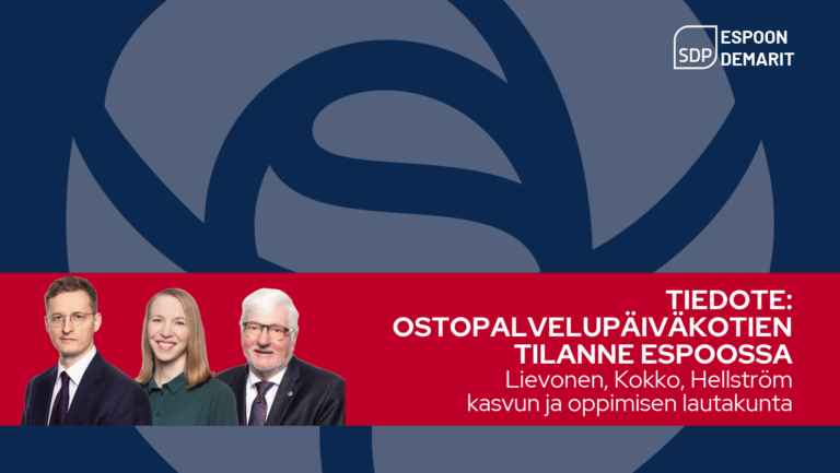 Tiedote: ostopalvelupäiväkotien tilanne Espoossa