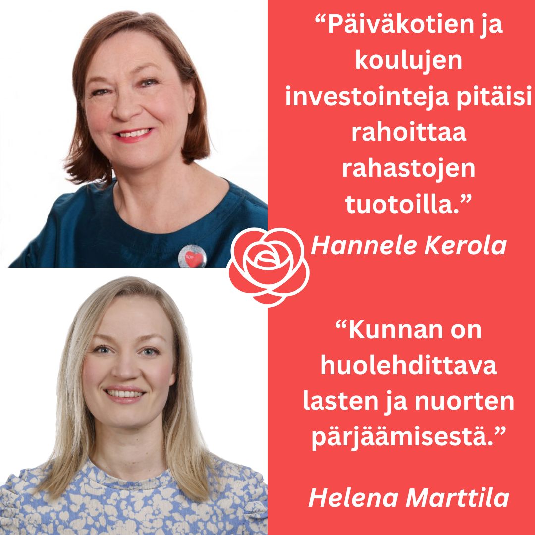Valtuuston Kokousterveiset 21 10 Espoon Sos dem Kunnallisj rjest 